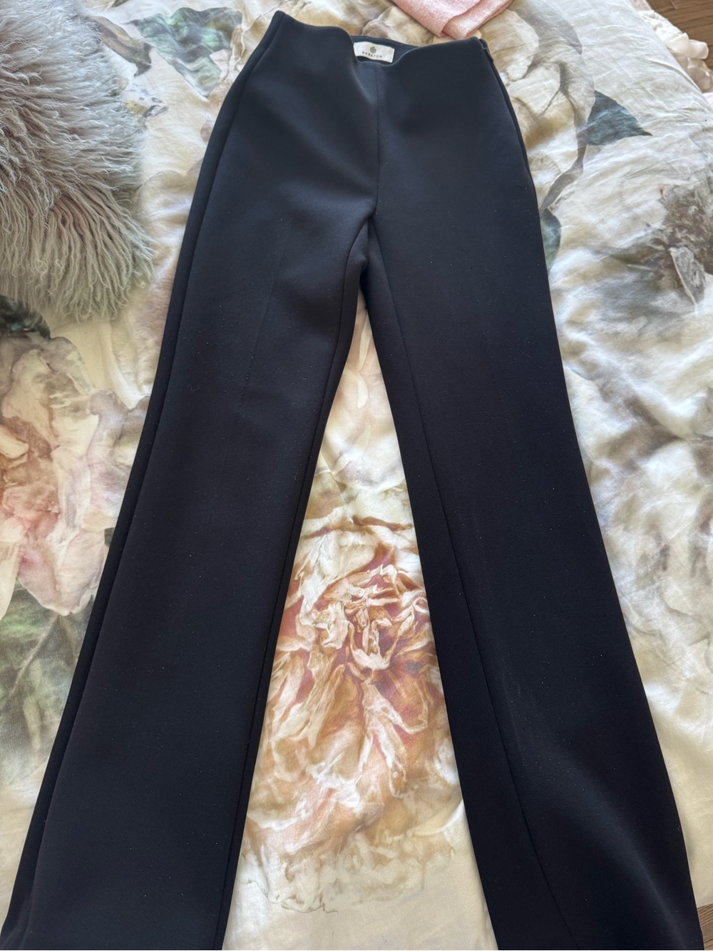 Babaton Black Straight-Leg Trousers - Picture 2 of 2
